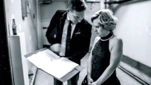 Backstage-script-check-Tanya-and-CTV's-Josh-Classen-co-host-7th-annual-Uniquely-Me-Fashion-Show-Gala